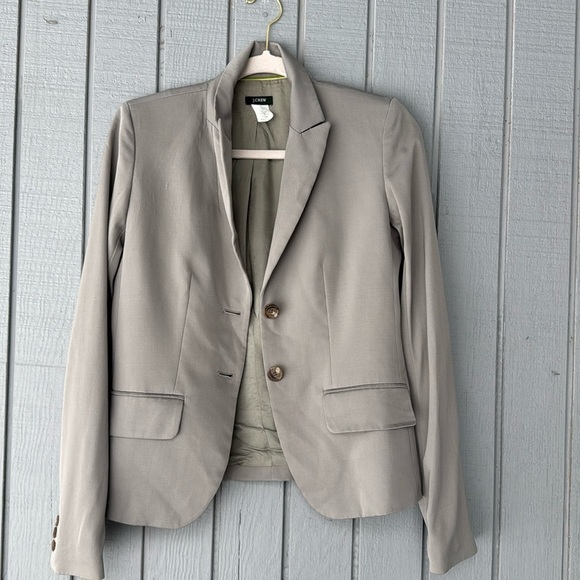 Jcrew Gray Blazer Size 4 - Picture 1 of 3